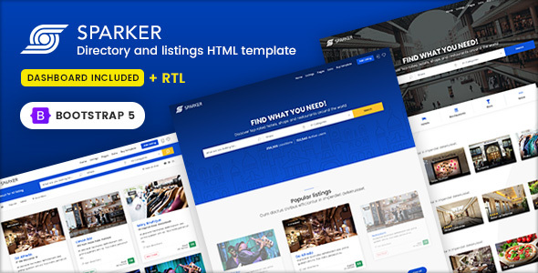 Sparker – Directory and Listings Template
