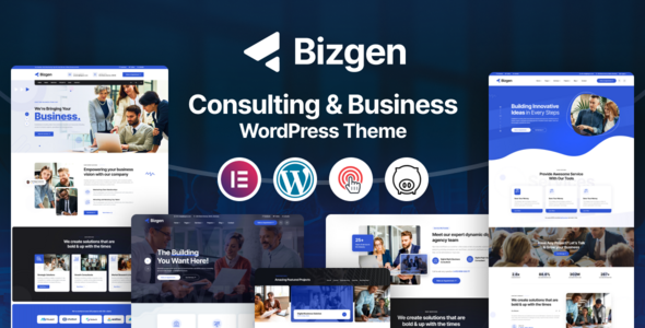 Bizgen – Business Consulting WordPress Theme + RTL