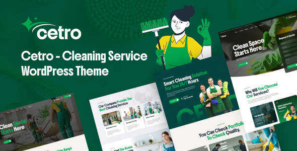 Cetro – Cleaning Service WordPress Theme