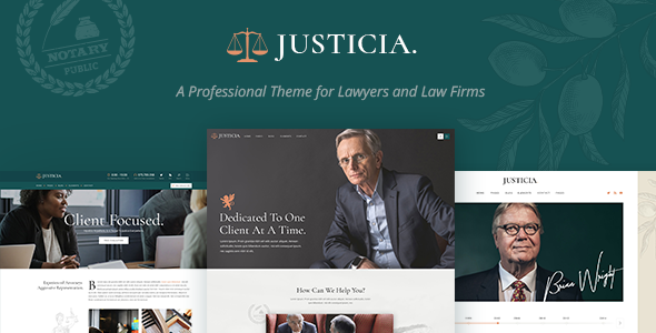 Justicia – Lawyer WordPress Theme