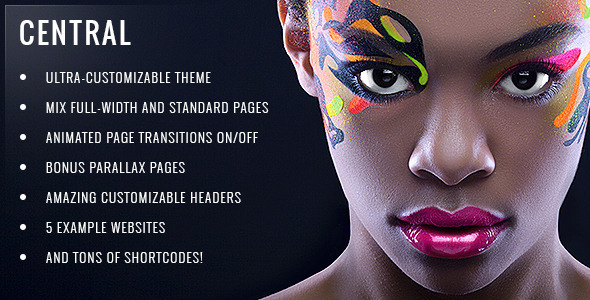 Central – Versatile, Multi-Purpose WordPress Theme