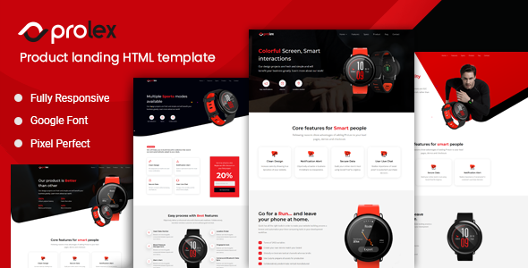 Prolex – Product Landing Page Template