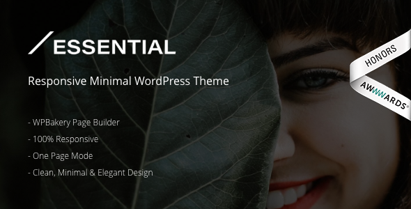 Essential – Responsive Minimal WordPress Theme