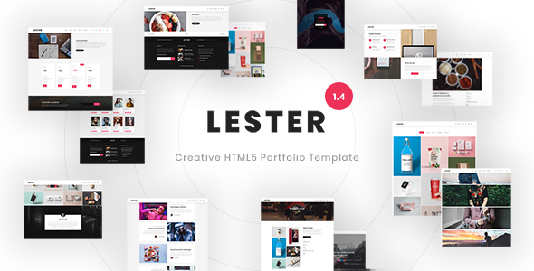 Lester – Creative HTML5 Portfolio Template