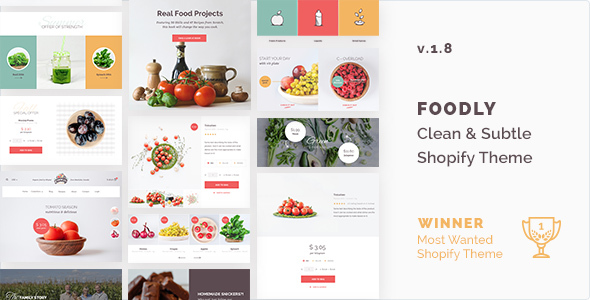 Foodly – One-Stop Food Shopify Theme