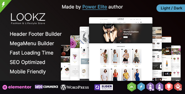 Lookz WP – Multipurpose Elementor WordPress WooCommerce Theme
