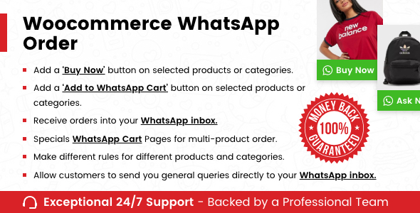 WooCommerce Whatsapp Order – Order on WhatsApp for WooCommerce