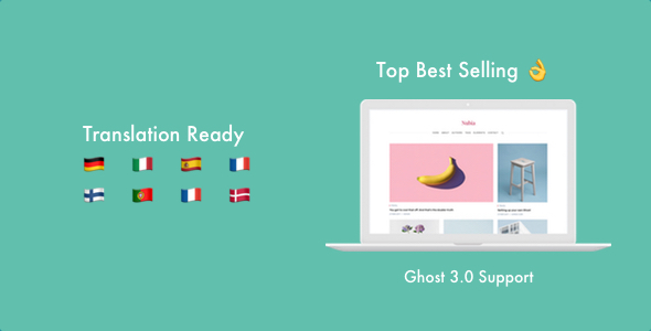Nubia – Blog and Magazine Ghost Theme