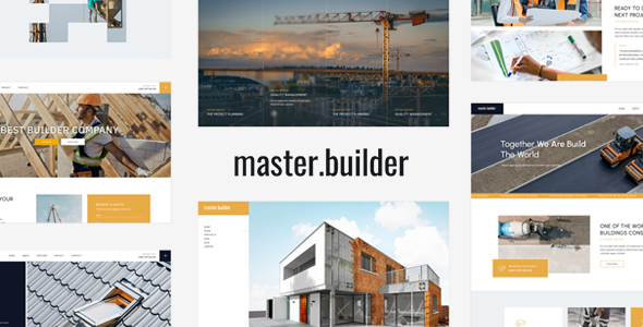 MasterBuilder – Construction WordPress Theme