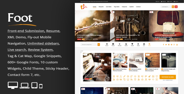 Foot – Grid Front-End Submission Content Sharing