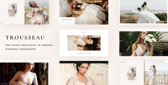 Trousseau – Bridal Shop WordPress Theme