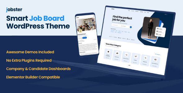 Jobster – Smart Job Board WordPress Theme