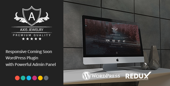 Axis – Responsive Coming Soon WordPress Plugin