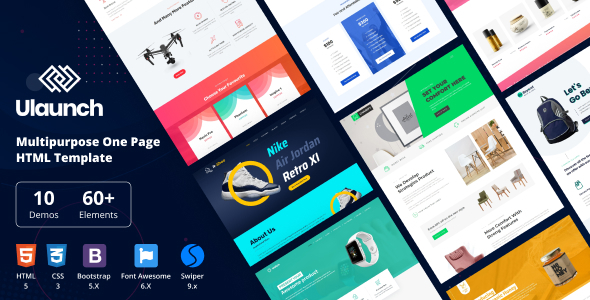 ULaunch – One Page HTML Template