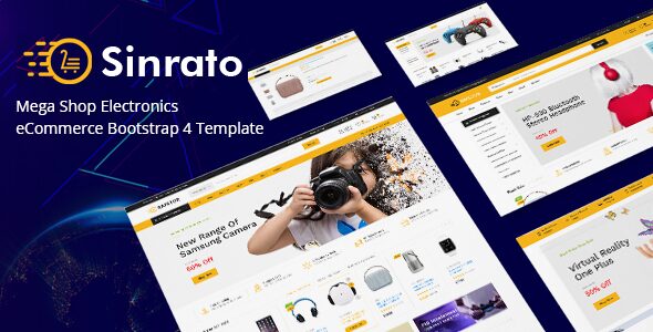 Electronics eCommerce HTML Template – Sinrato