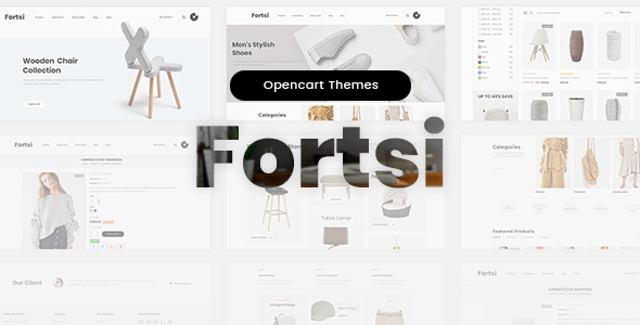 Fortsi – OpenCart 3.x Minimal Responsive Theme