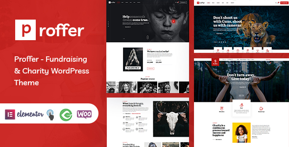 Proffer – Fundraising & Charity WordPress Theme