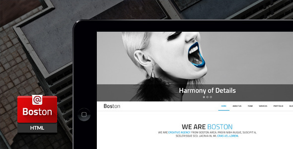 Boston – Corporate Parallax HTML Template