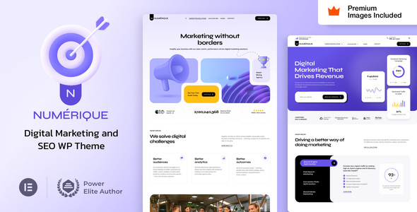 Numérique – Digital Marketing WordPress Theme