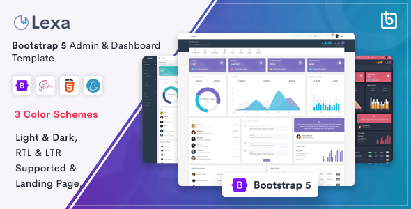 Lexa – Bootstrap 5 Admin & Dashboard Template