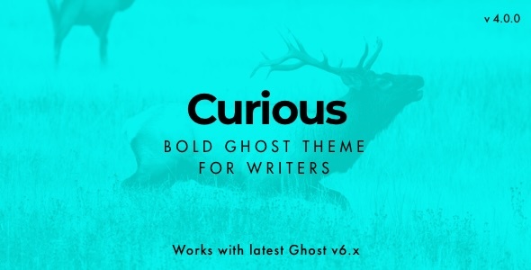 Curious – Blog and Magazine Ghost Theme