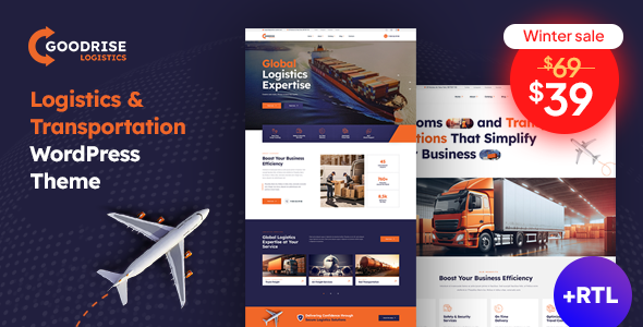 Goodrise – Logistics WordPress Theme