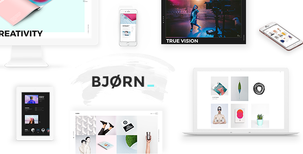Bjorn – Creative Agency & Freelancer Portfolio WordPress Theme