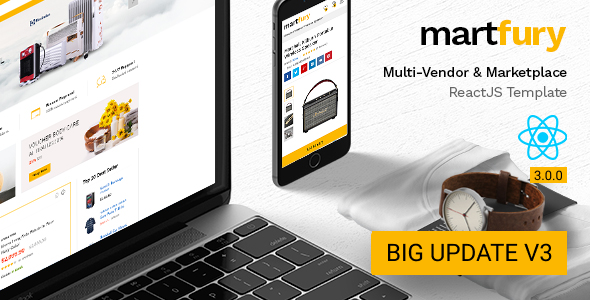 Martfury – Multipurpose Marketplace React Ecommerce Template