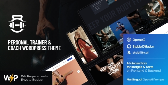 StevenWatkins – Personal Gym Trainer WordPress Theme