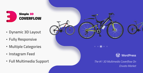 Simple 3D Coverflow WordPress & WooCommerce Plugin