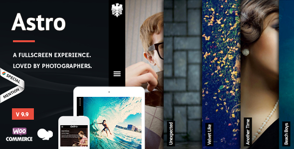 Astro – Photography WordPress Theme