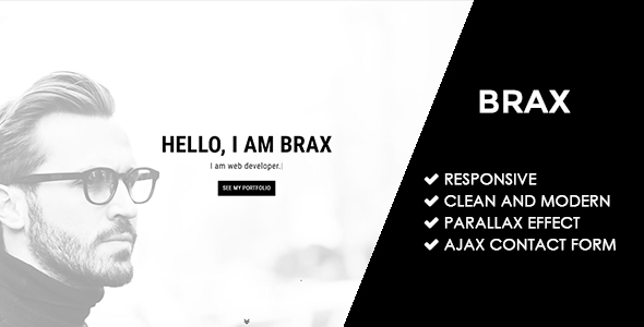 Brax – Responsive Personal Portfolio Template