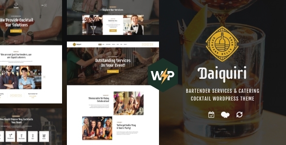 Daiquiri – Bartender, Catering & Cocktail Bar WordPress Theme