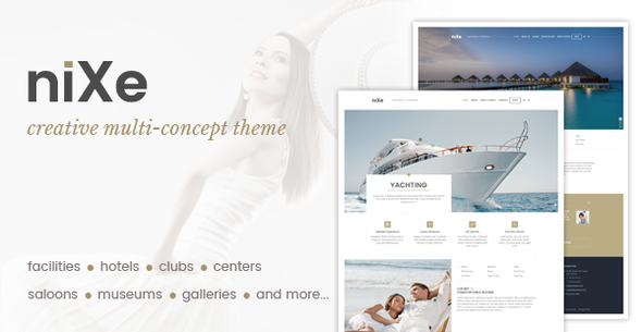 Nixe – Hotel and Yachting WordPress Theme