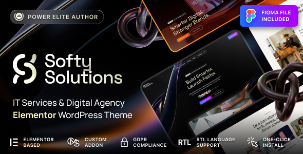 Softy Solutions – IT Services & Digital Agency WordPress Theme