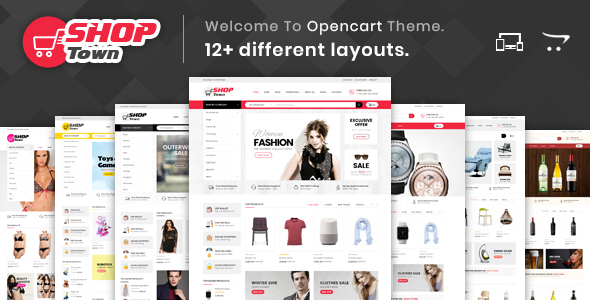 Shop Town – Multipurpose OpenCart 2 & 3 Theme
