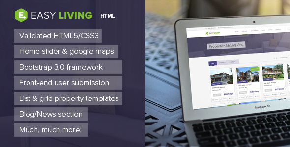 Easy Living – Real Estate HTML Template