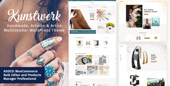 Kunstwerk – Handycraft Marketplace WordPress Theme