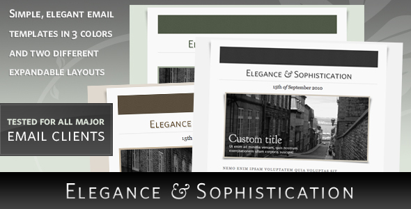 Elegance – HTML Email Template