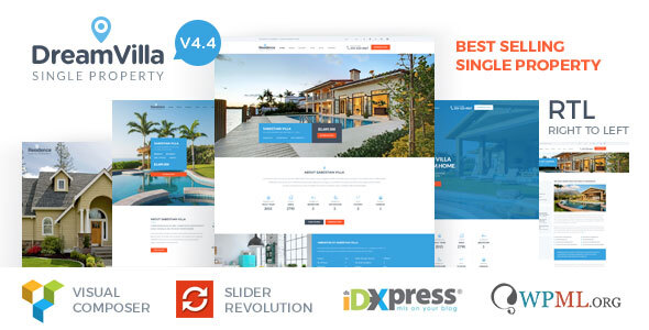 DreamVilla – Single Property WordPress Theme