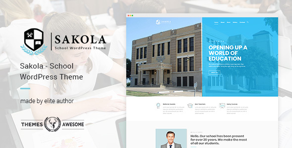 Sakola – School WordPress Theme