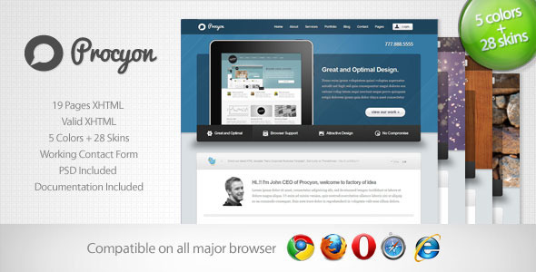 Procyon – Corporate Business Template 6