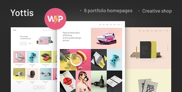 Yottis – Creative Portfolio WordPress Theme + Store