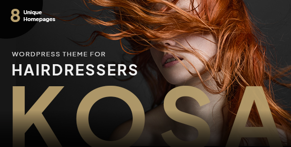 Kosa – Hairdresser & Beauty Salon WordPress Theme