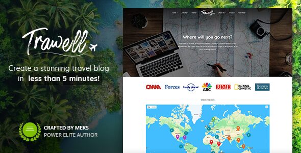 Trawell – Travel Blog WordPress Theme