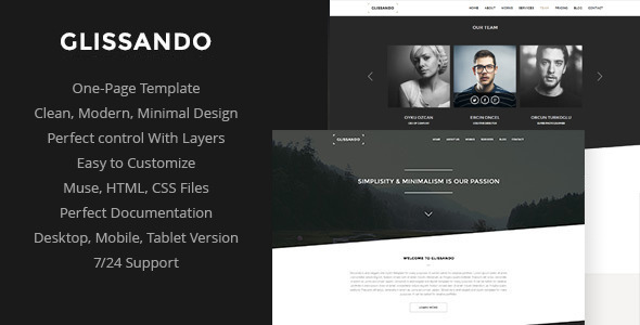 Glissando – Creative Muse Template