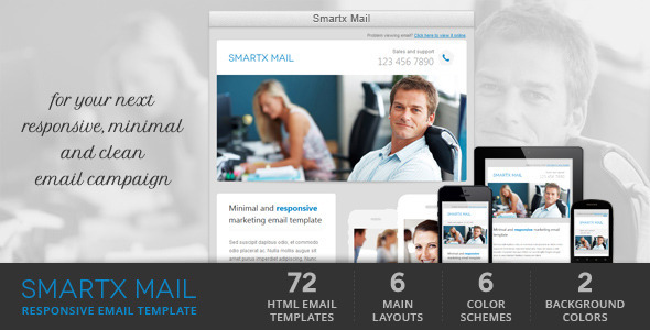 Smartx Mail – Responsive Email Template