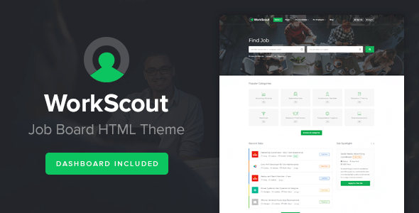 WorkScout – Job Board HTML Template