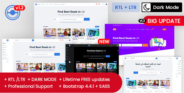 Osahan Deel – Coupons, Deals & Discounts HTML Template