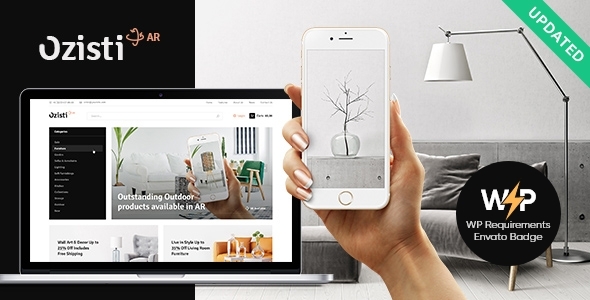 Ozisti – WooCommerce WordPress Theme + Augmented Reality Store